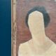 Original Swedish Oil On Canvas – “Portrait” By Fred – Dated 51