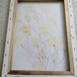 Huile sur toile fleurs