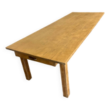 Large renovated solid oak farmhouse table