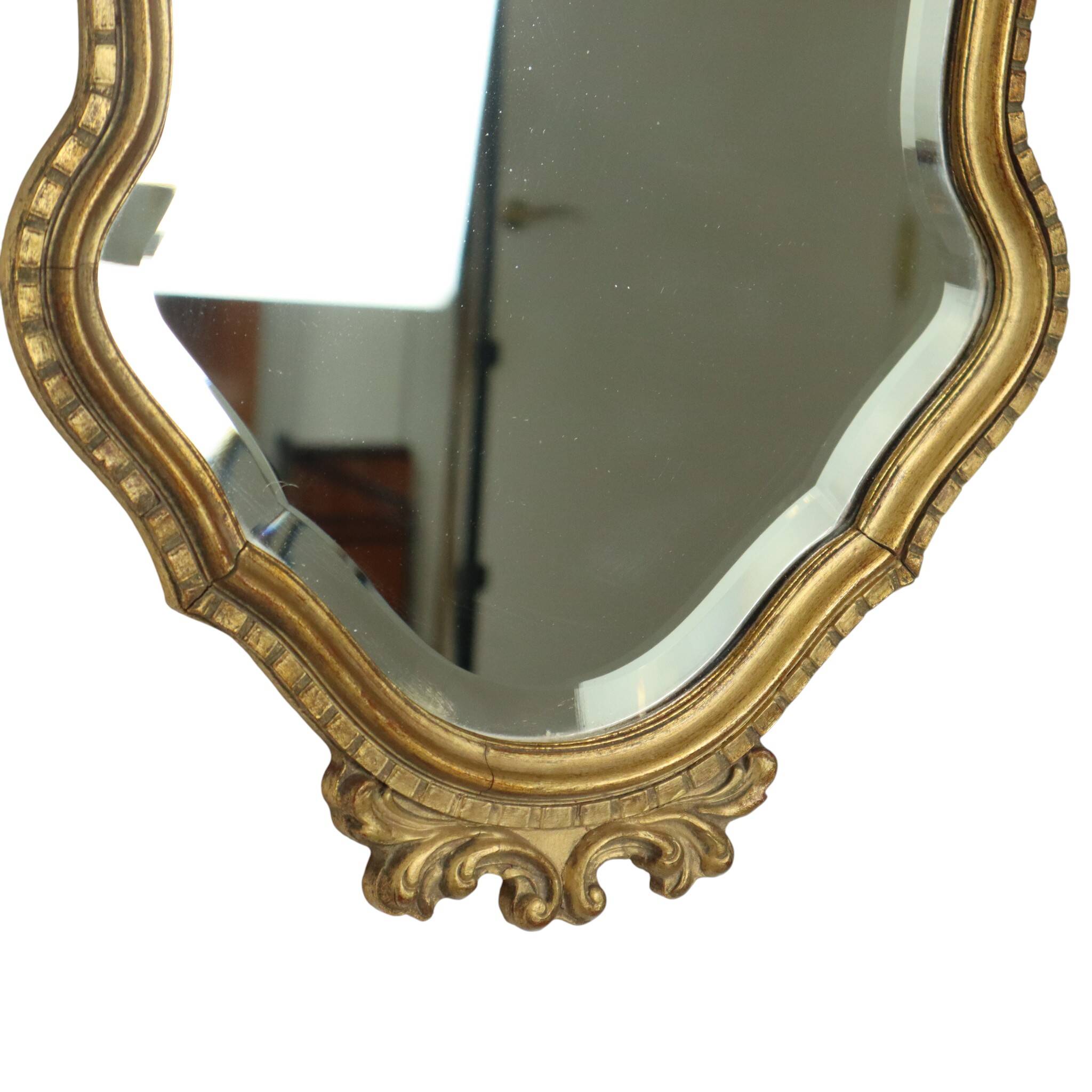 Classic Facet Cut Gold Leaf Mirror Deknudt 75cm