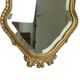 Classic Facet Cut Gold Leaf Mirror Deknudt 75cm