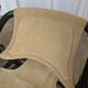 2 Vintage Espri Safari Lounge Armchairs / Rare Mid-century Black Bamboo and Beige Fabric Easy C
