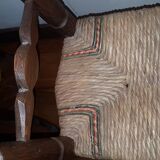 Inglenook or former fireplace bench off-white