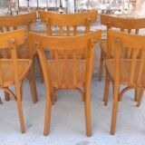 Set of 8 bistro chairs