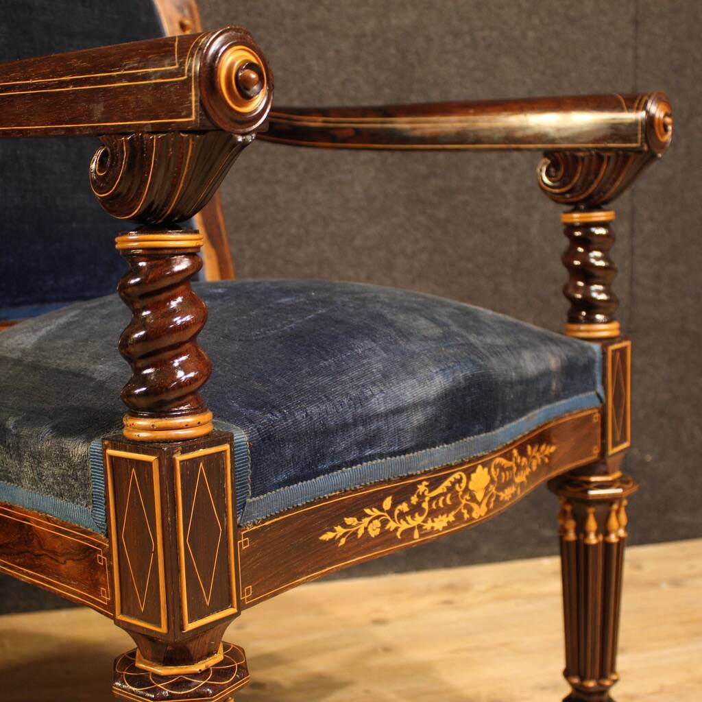 Pair of 19th century French armchairs