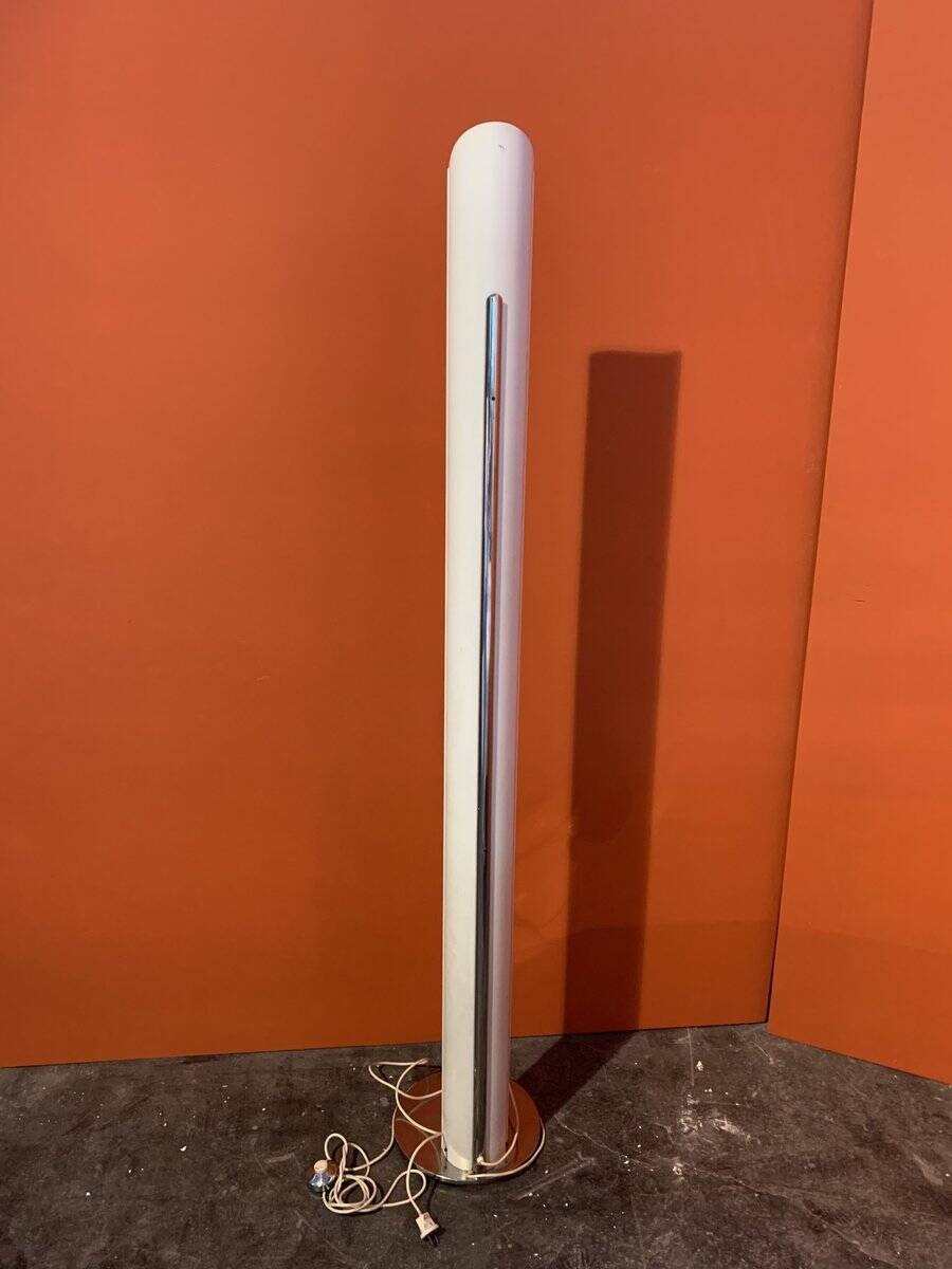 Sculptural Metal Floor Lamp, Italy, 1970s