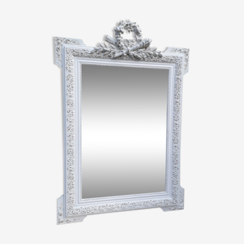 Miroir blanc - 123x85cm