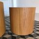 Wooden cylindrical sofa tips