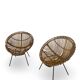 Vintage Rattan Lounge Set, 1960s