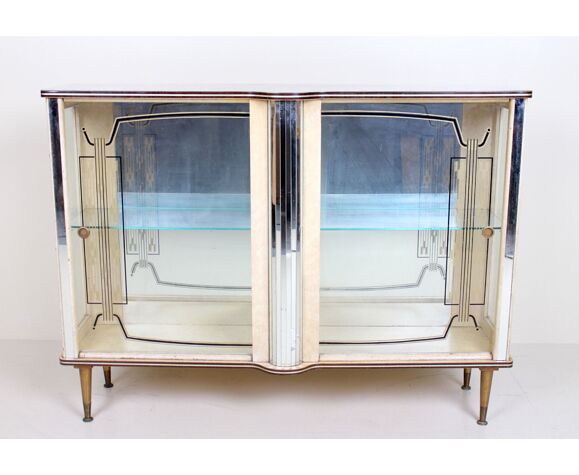 Retro Vintage Glass Sliding Door Display Case Selency Retro Vintage Glass Sliding Door, Automatic Sliding Door Display Case