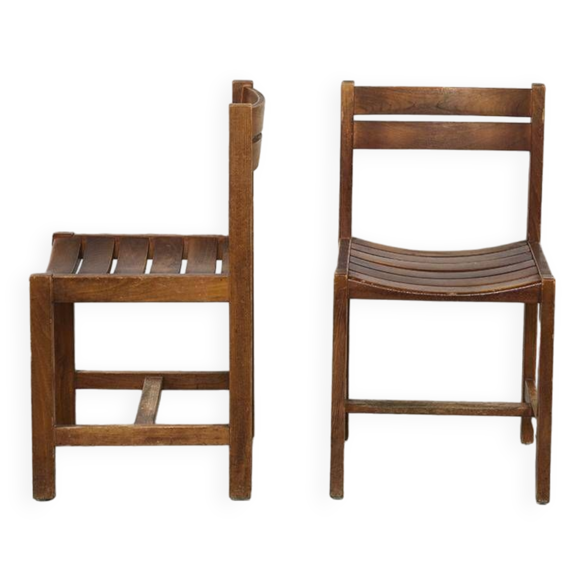 André Sornay: pair of chairs, France, circa 1960