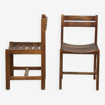 André Sornay: pair of chairs, France, circa 1960