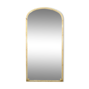 Miroir de magasin en bois laqué