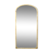1900s style lacquered wood shop mirror