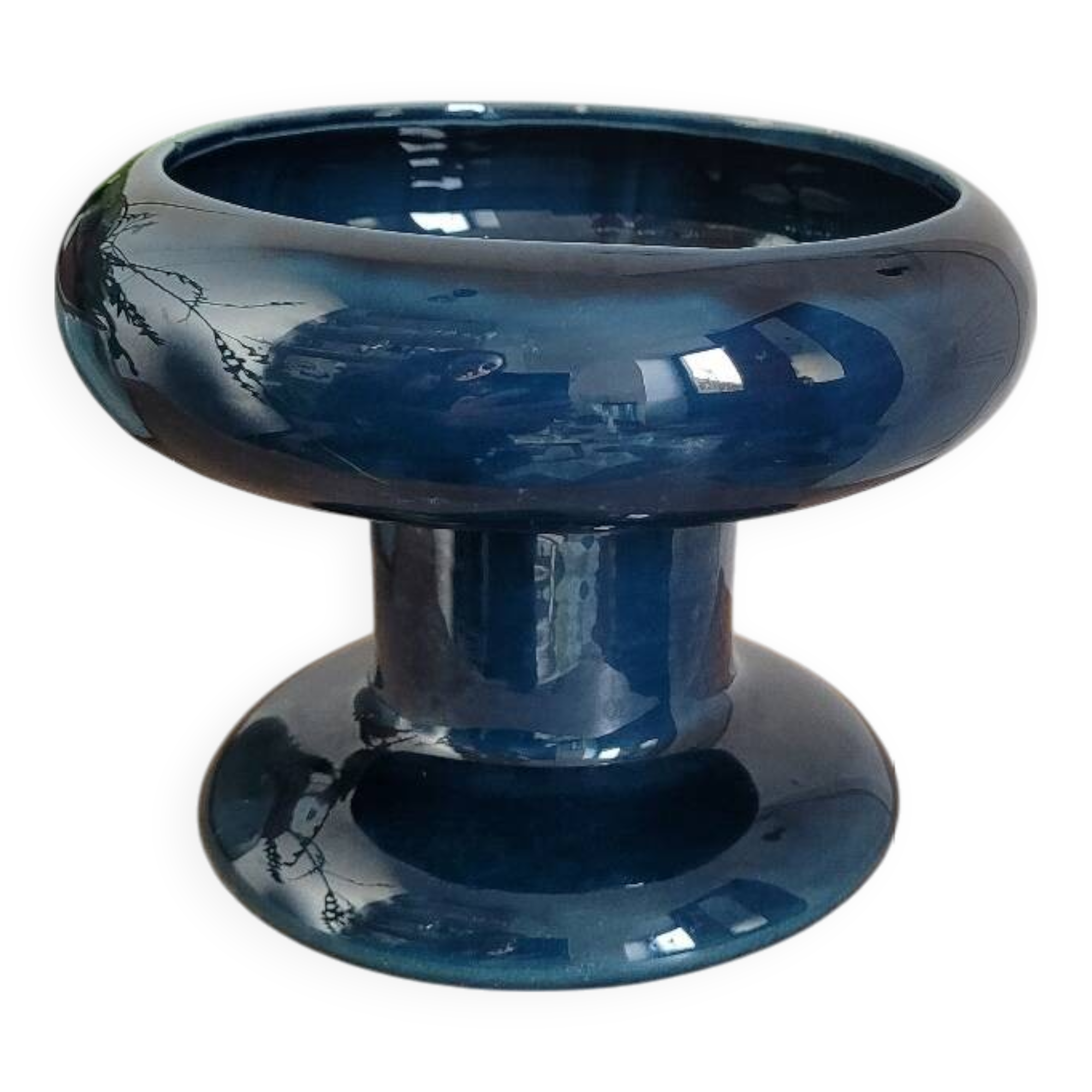 Vallauris ceramic candle holder