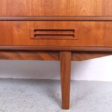Danish design teak highboard with drawers, 1960s