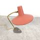 Lampe de table rose vintage, années 1950