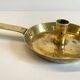 LOW HAND BRASS CANDLESTICK ANTIQUE