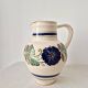 Pichet à eau, vase en grès vintage de style portugais