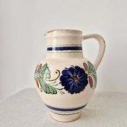 Pichet à eau, vase en grès vintage de style portugais
