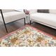 Vintage Turkish Oushak Handmade Wool Cotton Beige Area Rug 103x207