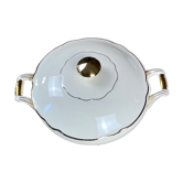 Opaque porcelain soup tureen Digoin and Sarreguemines