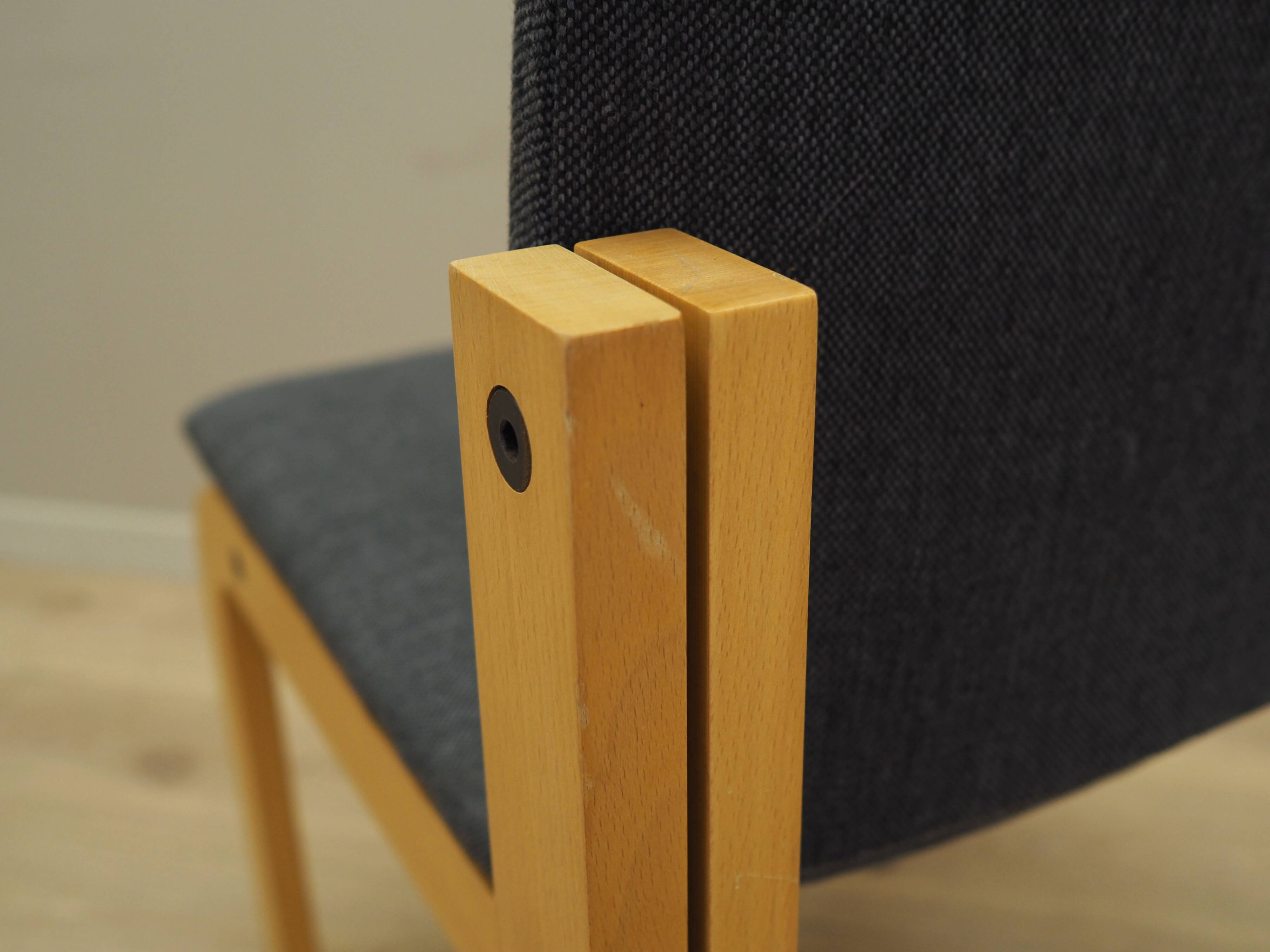 Ensemble de six chaises, design danois, années 1980, édition : Fritz Hansen