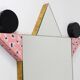 Ettore Sottsass Memphis Milano Diva Wall Mirror Vintage, Italy, 1984