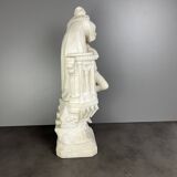 Large Romantic Alabaster Sculpture, Italy, late 19th century, Romeo and Juliet