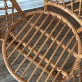 Rattan armchairs