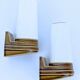 Pair of wall sconces "Bernadotte" model 6080 in ochre porcelain by Sigvard Bernadotte for Ifö - 1960