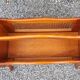 Magazine rack, wood and canework, vintage, 70s - 80s