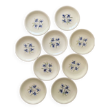 9 old flat plates