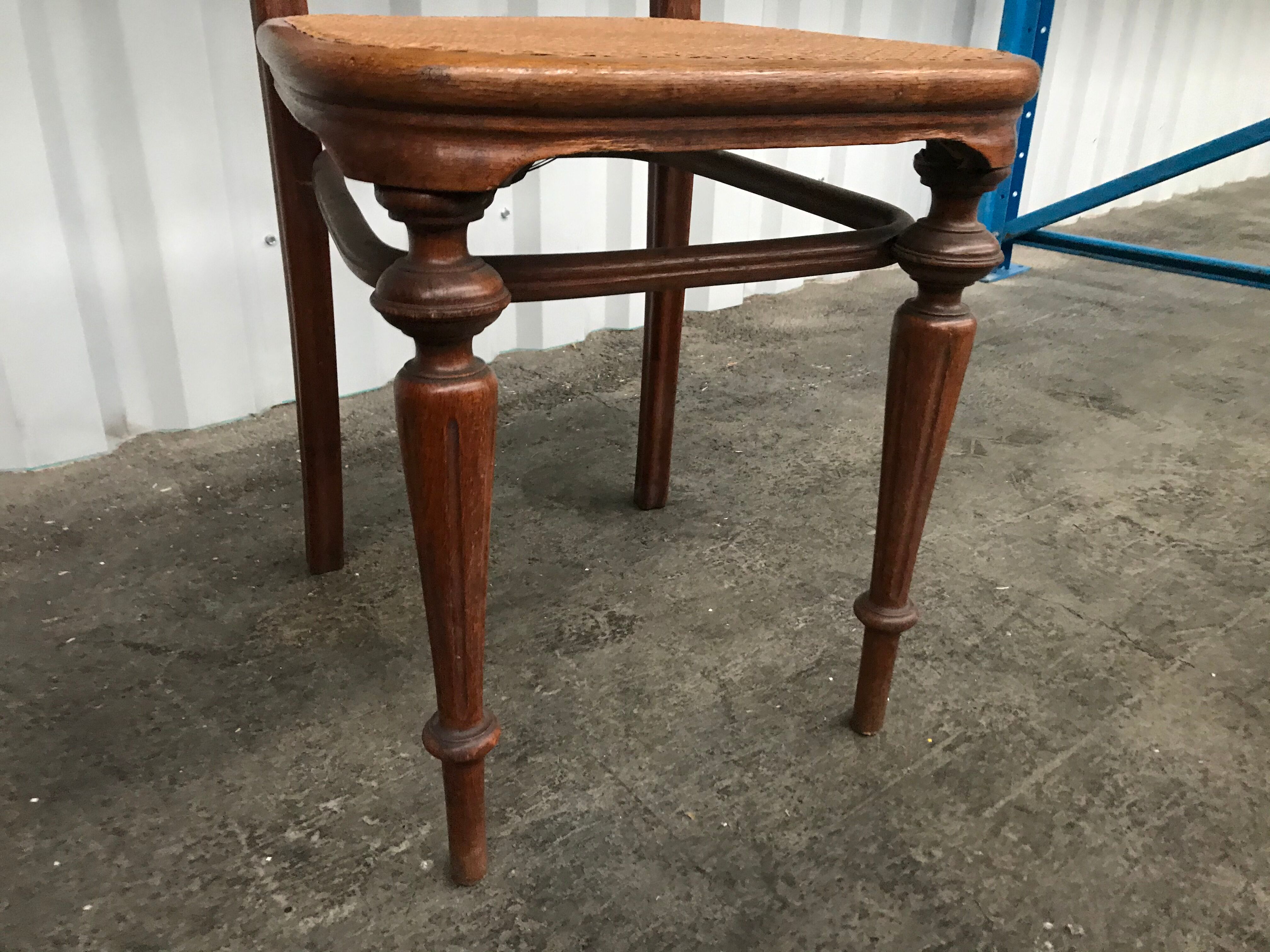 Set of 8 chairs stamped Thonet, model n32 1899