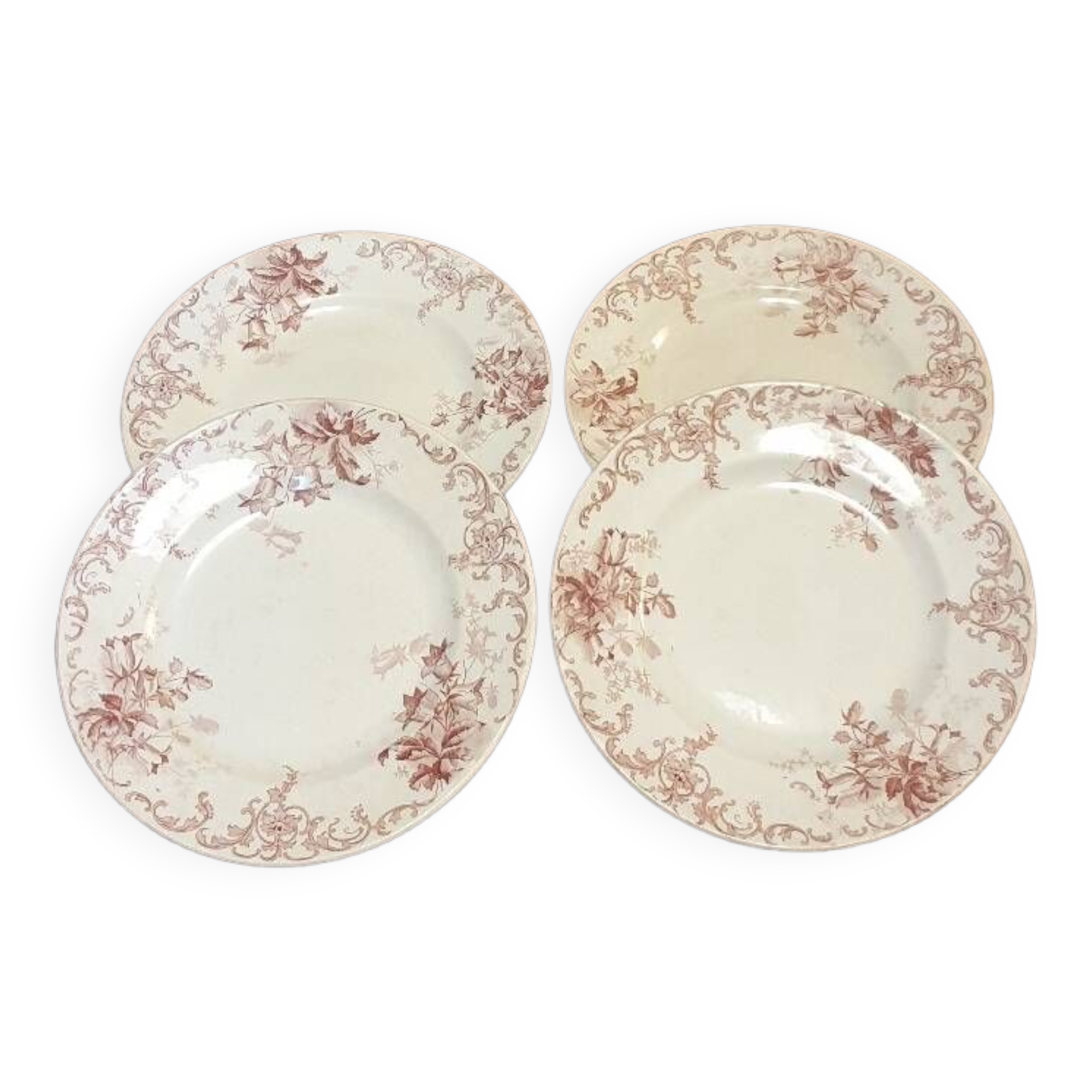 Four St Amand and Hamage flat plates