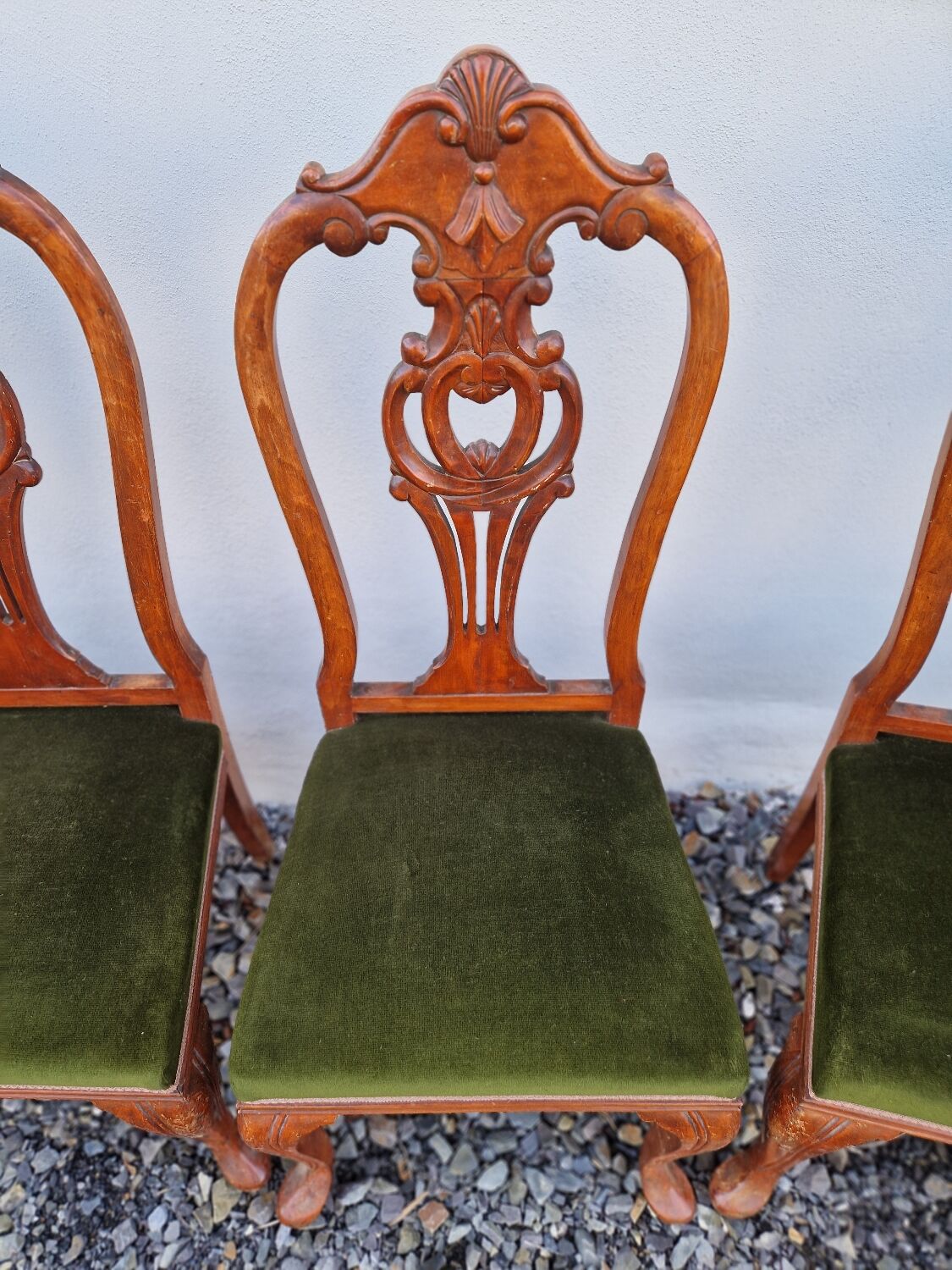 Set of 6 mahogany chairs