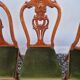Set of 6 mahogany chairs