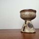 Mid-century modern Danish studio pottery candlestick by Tingkeramik, 1960s