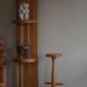 Set of 3 oak bar stools, mid-century Danish modern, Rainer Daumiller, 1960s.