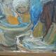 Einar Emland, Swedish painting, 1960s, Oil on canvas, Framed