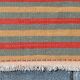 2x6 Kilim Salmon & Red Modern Decorative Wool Kilim Rug, 73x188 Cm