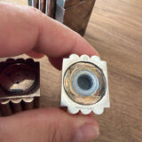 Puiforcat salt cellar, pepper shaker and mustard pot