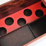 Poul Norreklit dry bar in rosewood Dyrlund Denmark 1960