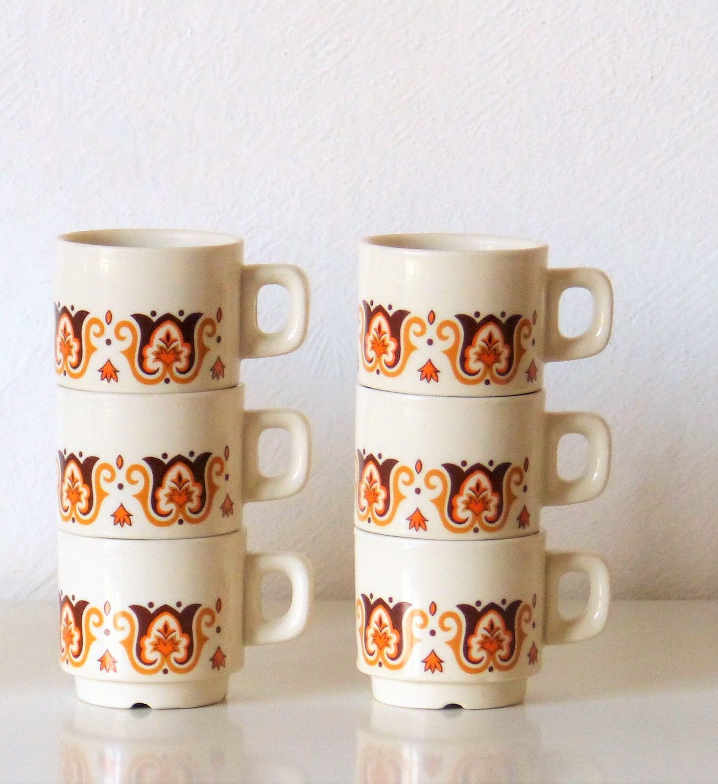 Jet Nomar 70's coffee set porcelain to fire
