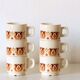 Jet Nomar 70's coffee set porcelain to fire