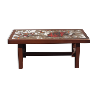 Vallauris ceramic coffee table