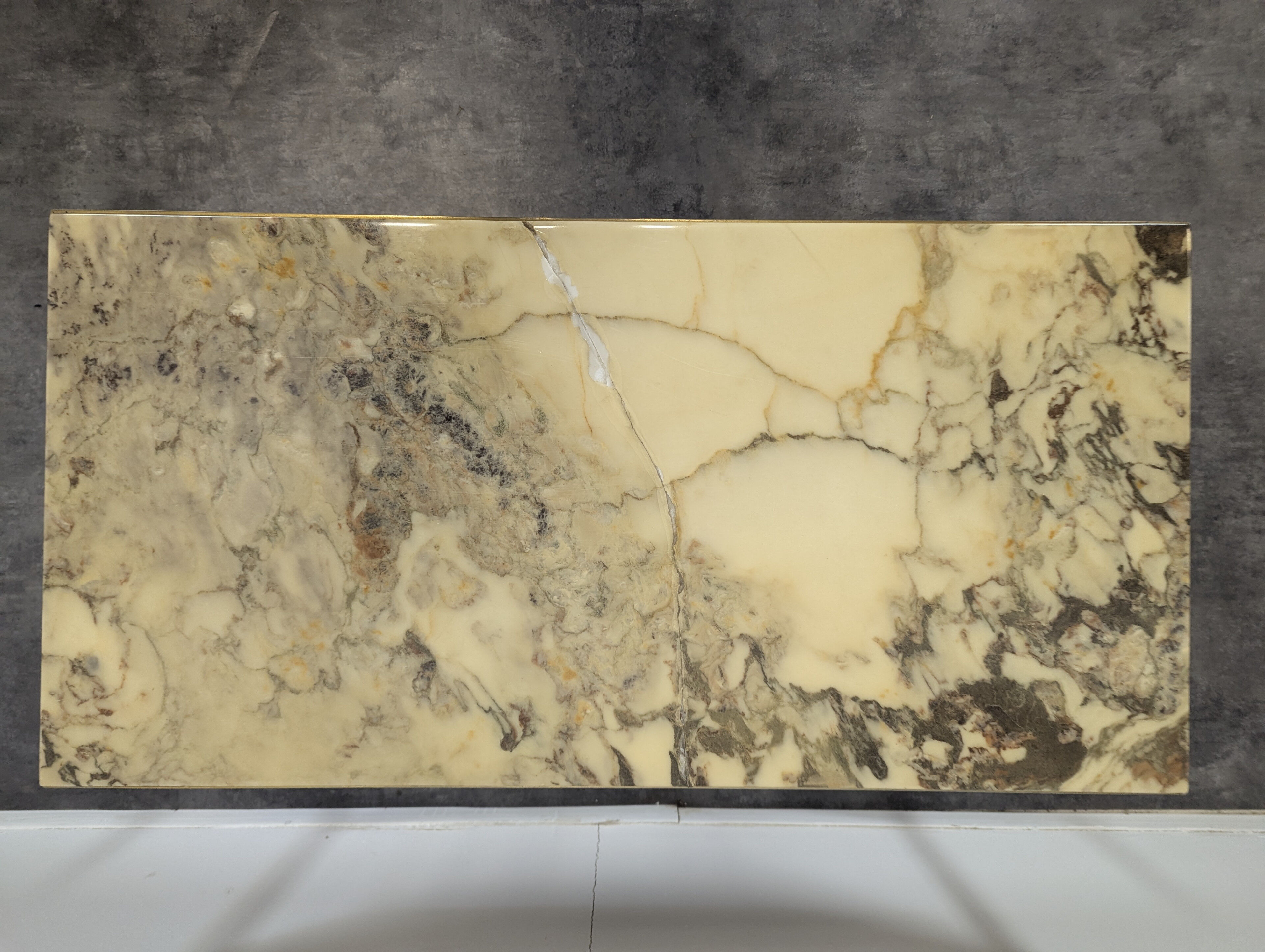 Marble top coffee table