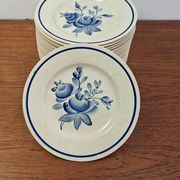 Set of Gien Ajaccio dessert plates
