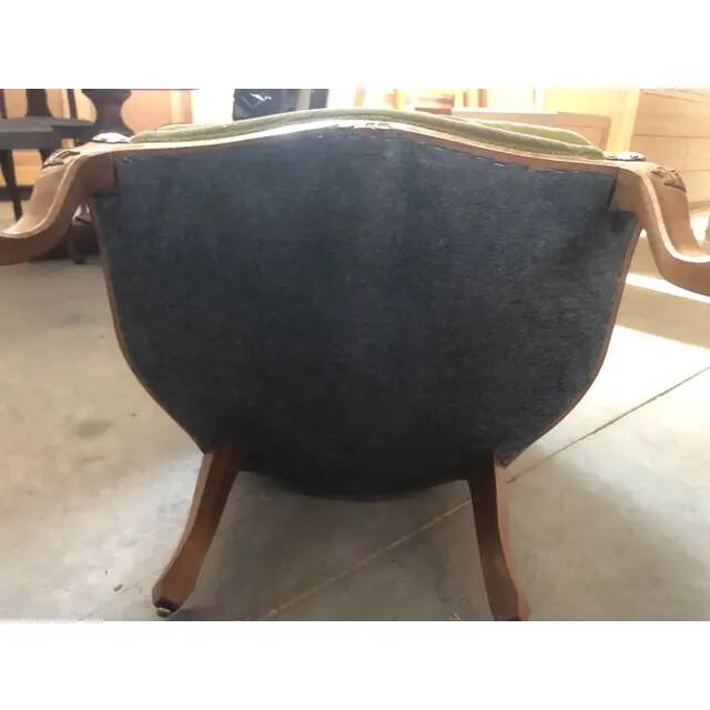 Mid 20th-Century Walnut Armchairs and Sofa in the Italian Style, Three-Piece