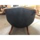 Mid 20th-Century Walnut Armchairs and Sofa in the Italian Style, Three-Piece